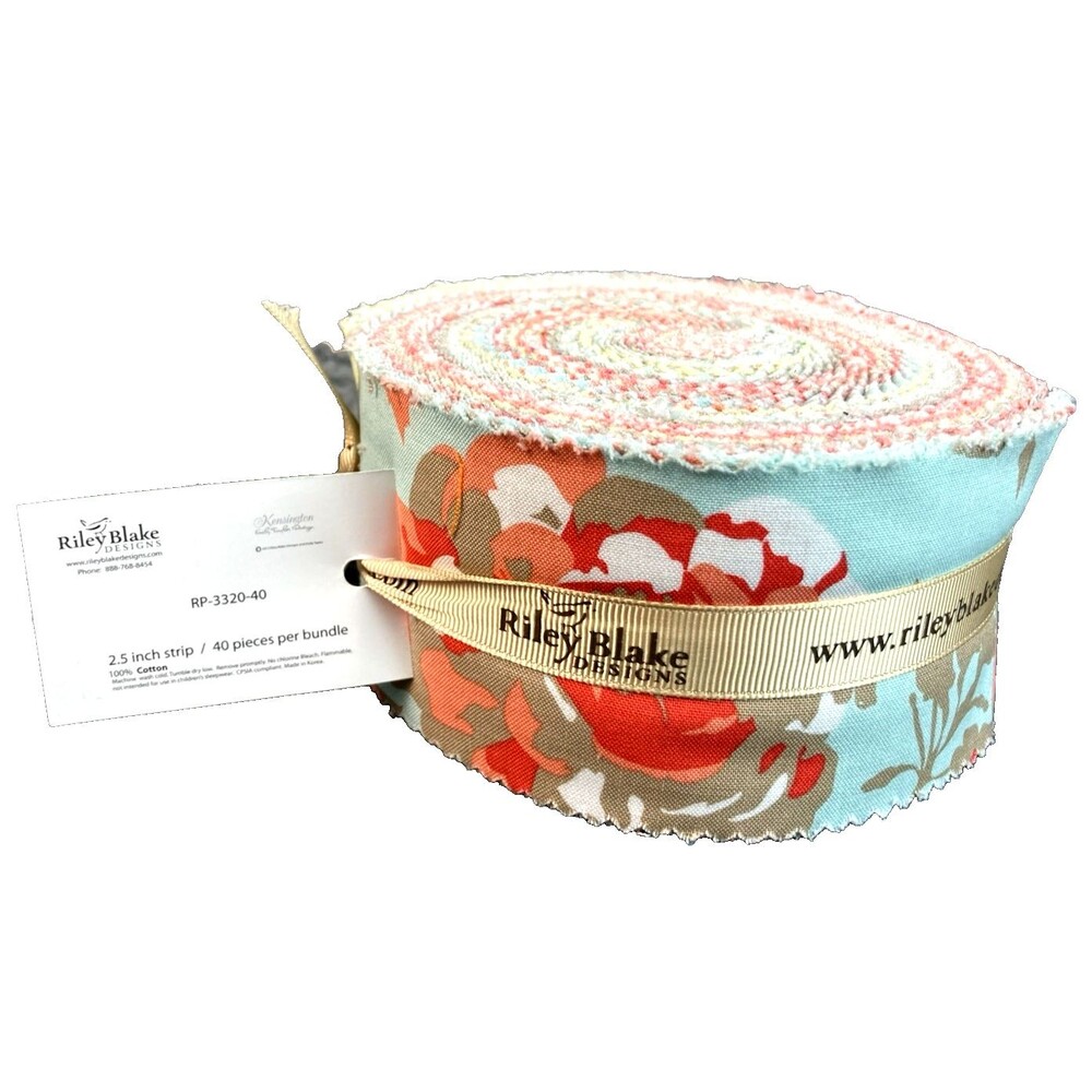 Riley Blake Designs Jelly Roll 2.5" Strips 40 Piece "Kensington" by Emily Taylor
